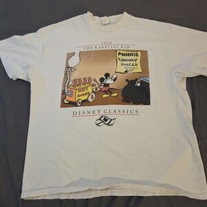 Vintage 90s 1990 Disney Store tee shirt Karnival Kid Mickey Mouse size M